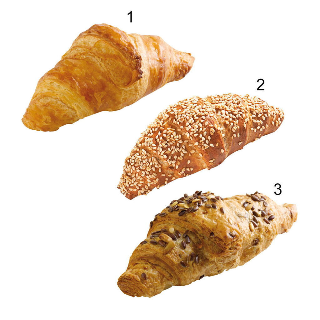 Mini Croissant Mix Box, 3 diff. Sorts