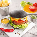 Black Burger, sliced - 4