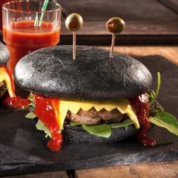 Black Burger, sliced