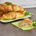 Croissant, with ham/cheese filling - 1